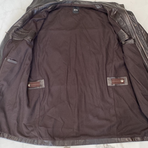 Men’s Hugo Boss Leather Jacket - Picture 5 of 8